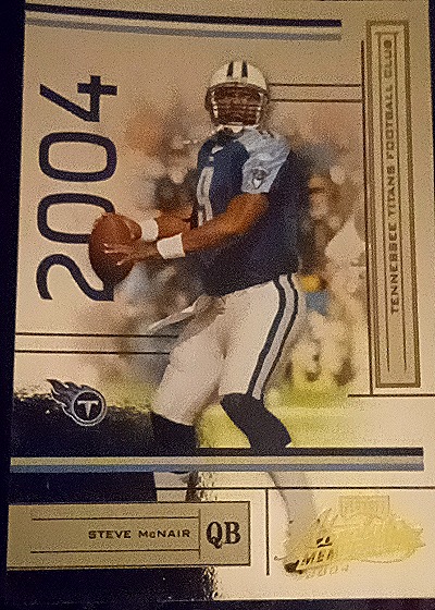 2004 Playoff Absolute Memorabilia Steve McNair #143 — front