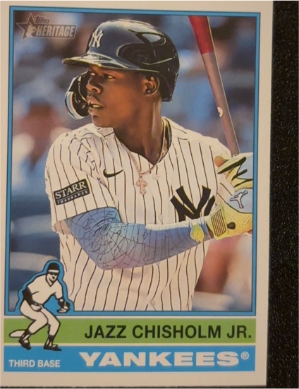 2025 Topps Heritage #33 Jazz Chisholm Jr. — front