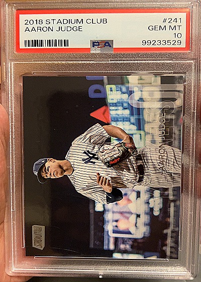 2018 Topps Stadium Club #241 Aaron Judge — front