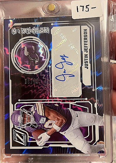 2024 Panini Zenith Z-Graphs #ZG-JJ Justin Jefferson — front