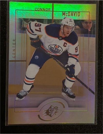 2021-22 Upper Deck Extended Series '99-00 SPx Retro #SPX-7 Connor McDavid — front