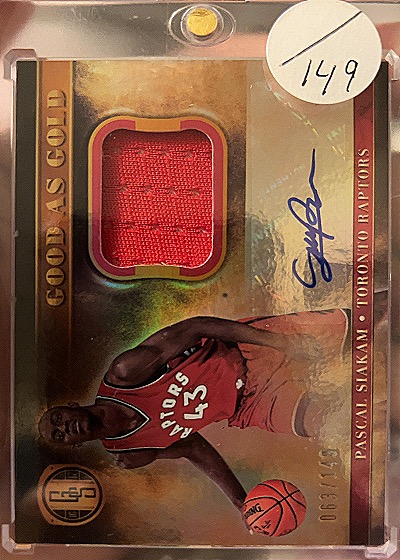 2021 Panini Gold Standard #GS-PAS Pascal Siakam — front