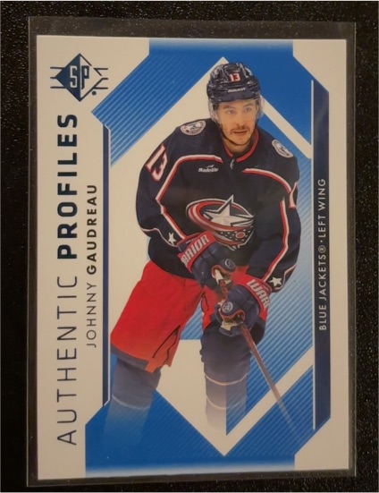 2023-24 Upper Deck SP Authentic Profiles #AP-5 Johnny Gaudreau — front