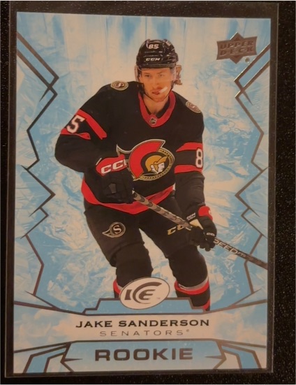 2022-23 Upper Deck Ice #108 Jake Sanderson — front