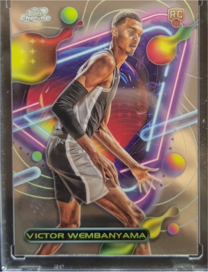 2023-24 Topps Chrome Cosmic #151 Victor Wembanyama — front