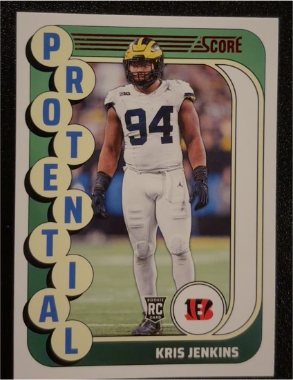 2024 Score #12 Kris Jenkins Protential — front