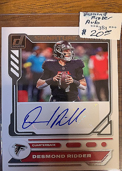 2022 Donruss #381 Desmond Ridder — front