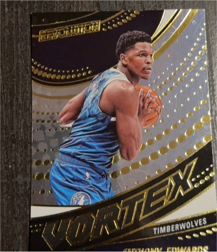 2024-25 Panini Revolution #6 Anthony Edwards Vortex — front