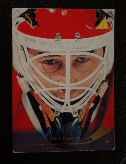 1995-96 Pinnacle #153 Ed Belfour — front