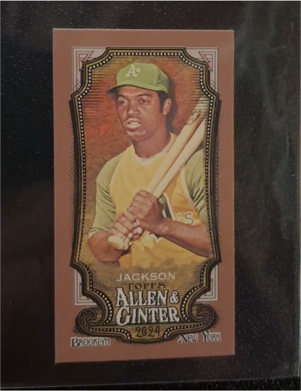 2024 Topps Allen & Ginter #226 Reggie Jackson Mini — front