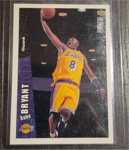 1996-97 Upper Deck Collector's Choice #267 Kobe Bryant Rookie Card — front