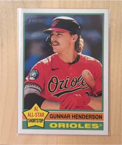 2025 Topps Heritage #174 Gunnar Henderson — front