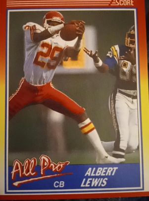 1990 Score #568 Albert Lewis — front