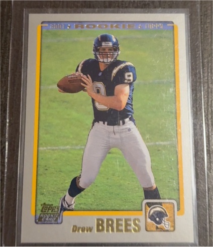 2001 Topps #328 Drew Brees Rookie — front