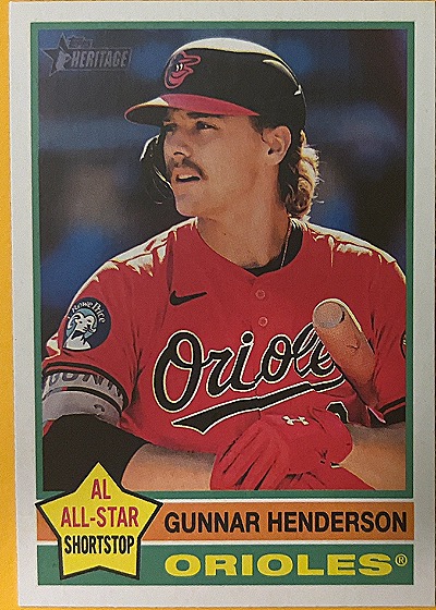 2025 Topps Heritage #174 Gunnar Henderson — front