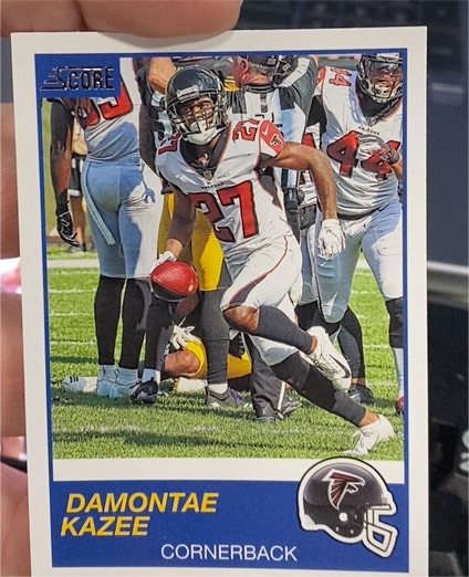2019 Score #251 Damontae Kazee — front