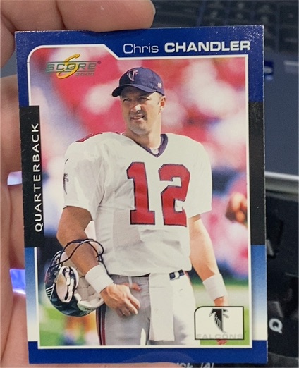 2000 Score #7 Chris Chandler — front