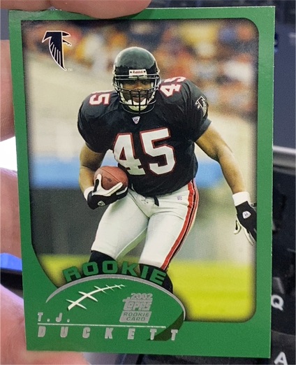 2002 Topps #373 T.J. Duckett — front