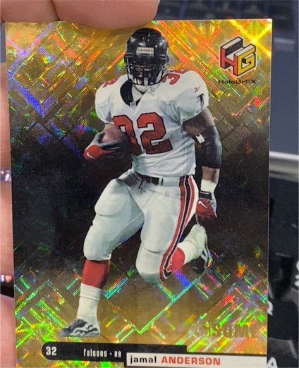 1999 Upper Deck HoloGrFX #2 Jamal Anderson — front