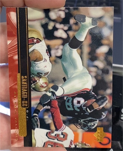 1999 Upper Deck #12 O.J. Santiago Atlanta Falcons — front