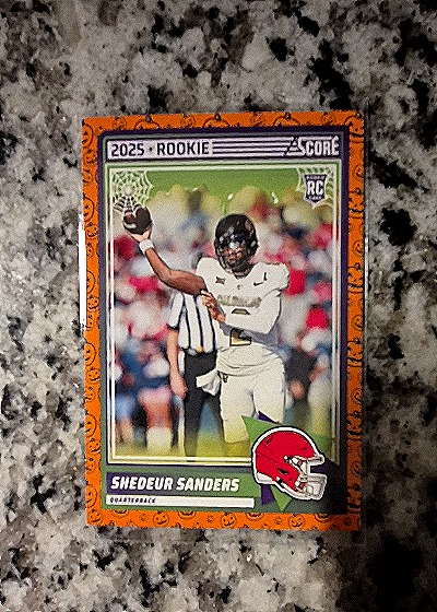 2025 Panini Score A Treat #15 Shedeur Sanders RC — front