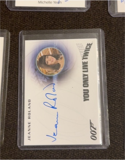 2016 James Bond Archives Spectre #A292 Jeanne Roland Autograph — front