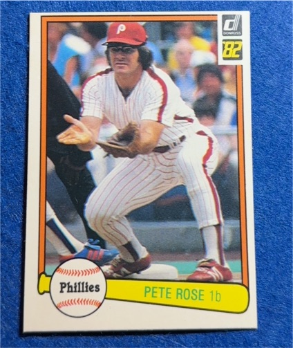 1982 Donruss #168 Pete Rose — front