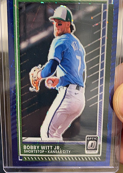 2025 Panini Donruss Optic #27 Bobby Witt Jr. — front