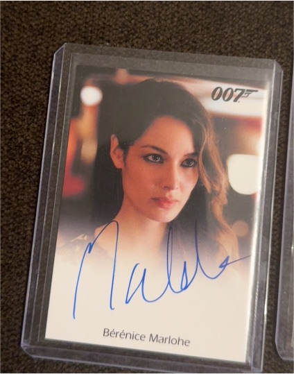 2017 James Bond Archives Final Edition Autograph Bérénice Marlohe as Severine — front