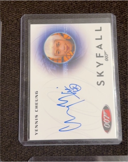 2014 Rittenhouse Archives James Bond Skyfall #A247 Yennis Cheung — front
