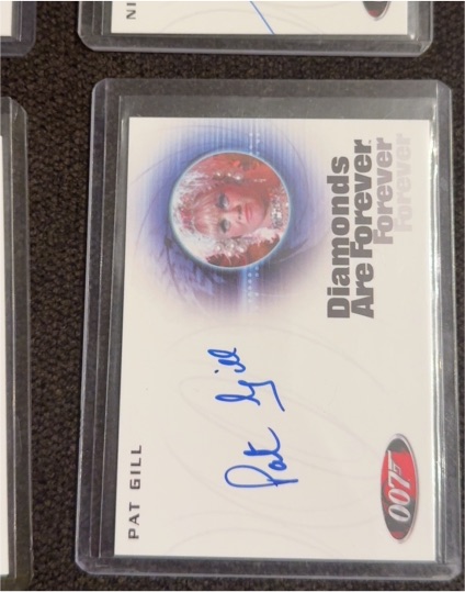 2012 Rittenhouse James Bond 50th Anniversary #A214 Pat Gill — front
