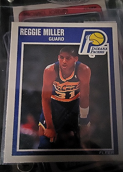 1989-90 Fleer #65 Reggie Miller — front