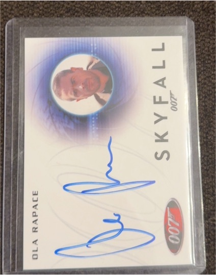2014 James Bond Archives #A238 Ola Rapace — front