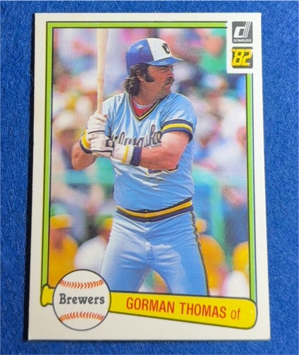 1982 Donruss #132 Gorman Thomas — front