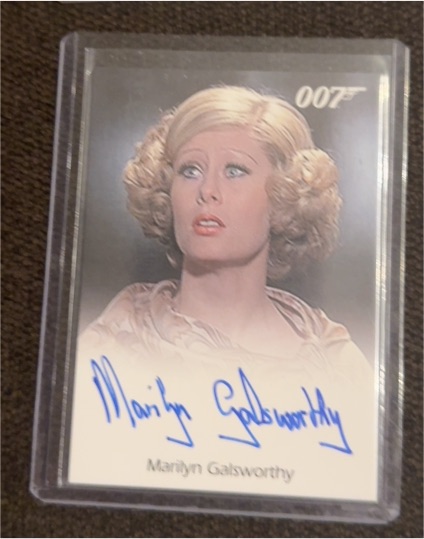 2016 James Bond 50th Anniversary Series 2 Auto Marilyn Galsworthy Stromberg Assistant — front