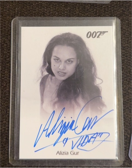 2013 James Bond Autographs & Relics Autograph Card Alizia Gur as Vida — front