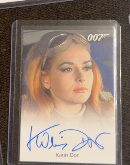 2016 James Bond Archives Spectre Edition Karin Dor Autograph — front