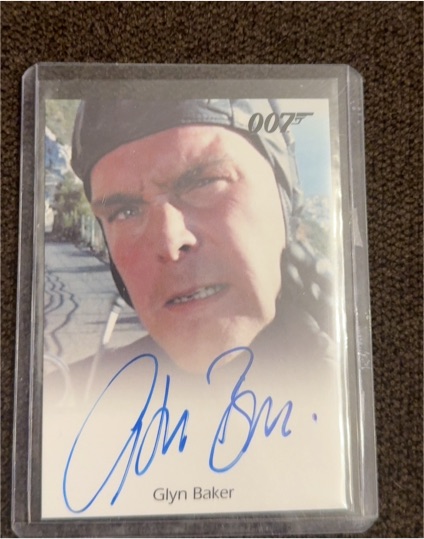 2014 James Bond Archives #002 Glyn Baker Autograph — front