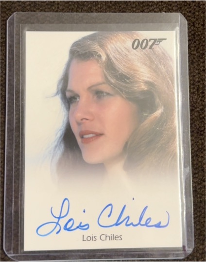 2015 Rittenhouse James Bond Archives Autograph #A274 Lois Chiles — front