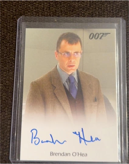 2016 Rittenhouse James Bond Archives #A274 Brendan O'Hea — front