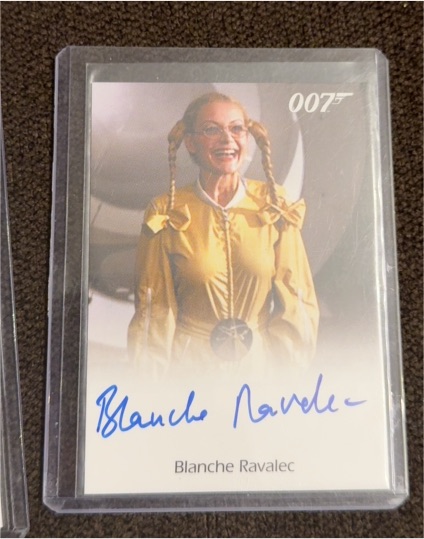 2016 James Bond Archives Spectre #Blanche Ravalec Autograph — front