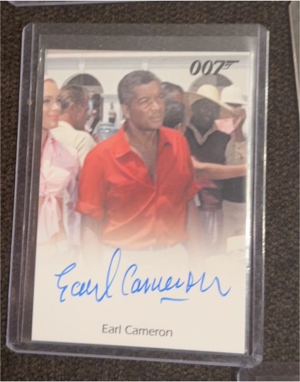 2017 James Bond Archives Earl Cameron Autograph — front