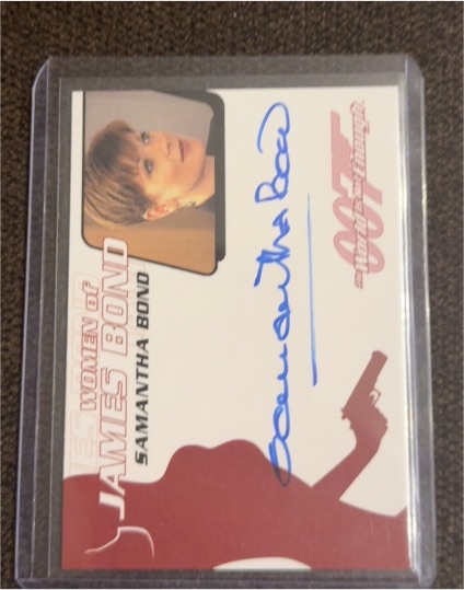 2014 James Bond Archives #WA37 Samantha Bond — front