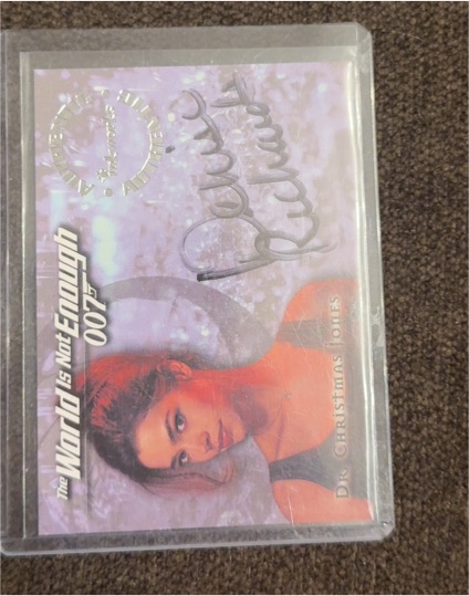 2000 The World Is Not Enough Inkworks #A1 Denise Richards Dr. Christmas Jones Autograph — front