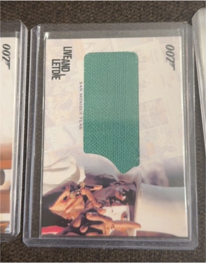 2009 James Bond Archives #QC11 San Monique Le Tie Costume Relic — front