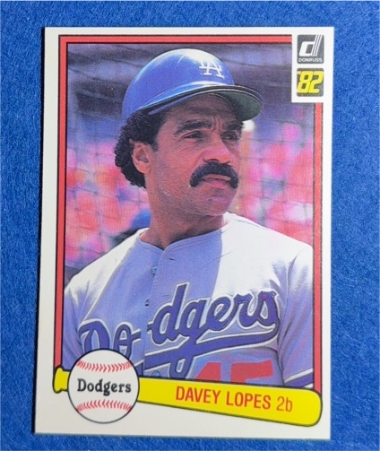 1982 Donruss #327 Davey Lopes — front