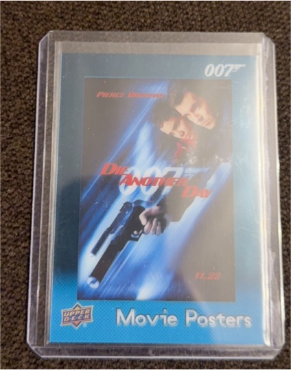 2020 Upper Deck 007 James Bond Movie Posters #MP-007 Die Another Day — front