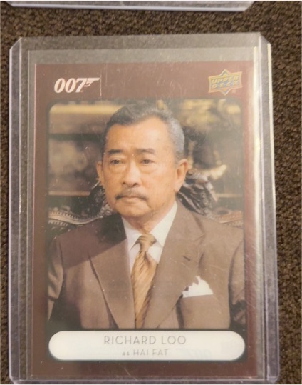2019 Upper Deck James Bond Collection Richard Loo as Hai Fat — front