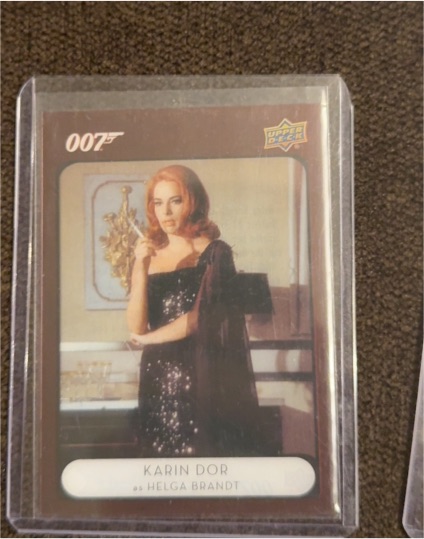 2019 James Bond Collection Silver Acetate #167 Karin Dor as Helga Brandt — front