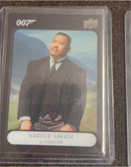 2020 Upper Deck James Bond Villains & Henchmen Acetate #11 Harold Sakata as Oddjob — front